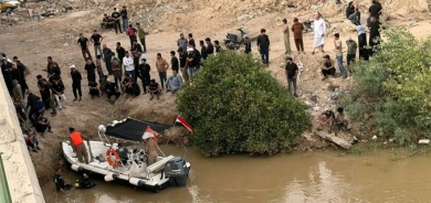 مصرع 6 أشخاص أثناء محاولة إنقاذ نساء وأطفال من الغرق بنهر دجلة في صلاح الدين