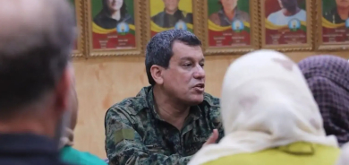 Mezlûm Ebdî li Kobaniyê bi malbatên dîlan re civiya