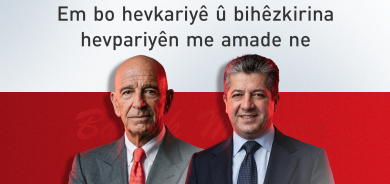 Mesrûr Barzanî pîrozbahiyê li Tom Barrack dike