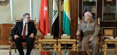 الرئيس بارزاني يستقبل السفير التركي في العراق