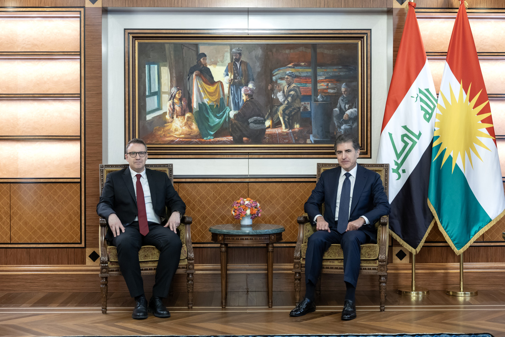 نيجيرفان بارزاني والسفير التركي يبحثان أوضاع المنطقة