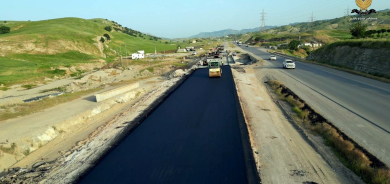 Work Continues on the Bestana–Khalakan–Dukan Road Project with a Budget of IQD 243 Billion