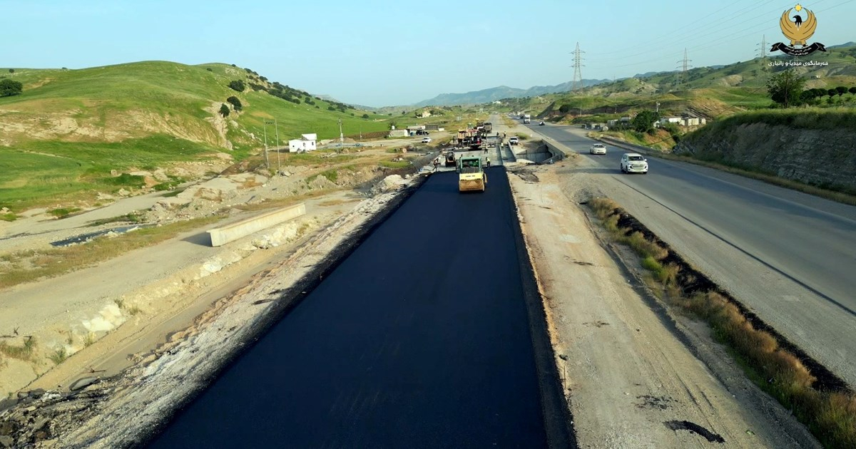 Work Continues on the Bestana–Khalakan–Dukan Road Project with a Budget of IQD 243 Billion