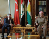 بــاره‌گای بــارزانی :  سەرۆک بارزانی و ئەحمەد داودئۆغلۆ لە کۆبوونەوەیەکدا لە پیرمام جەختیان لە گرنگی دەستەبەرکردنی ئاشتی و پاراستنی ئارامیی ناوچەکە کردەوە.