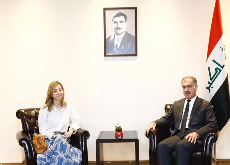 دزیی يلتقي سفيرة إسبانيا لدى العراق