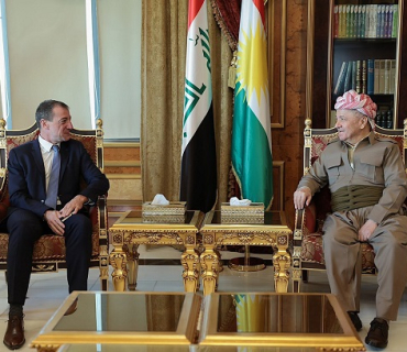 President Masoud Barzani Receives French Consul and Former Turkish Prime Minister in Pirmam