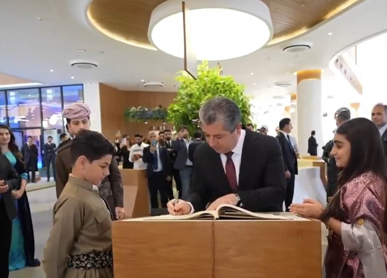 Mesrûr Barzanî mezintirîn û pêşkeftîtirîn navenda ciwanan vekir