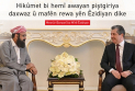 Serokwezîrê Herêma Kurdistanê pêşwaziya Mîrê Êzidiyan kir