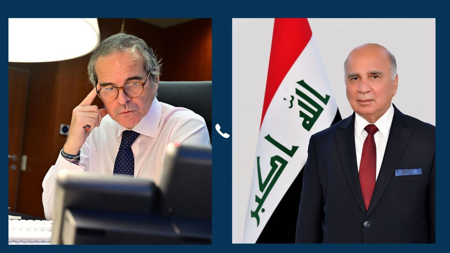 غروسي يبحث مع وزير الخارجية العراقي ملف الأمن النووي في الخليج وجهود منع الانتشار