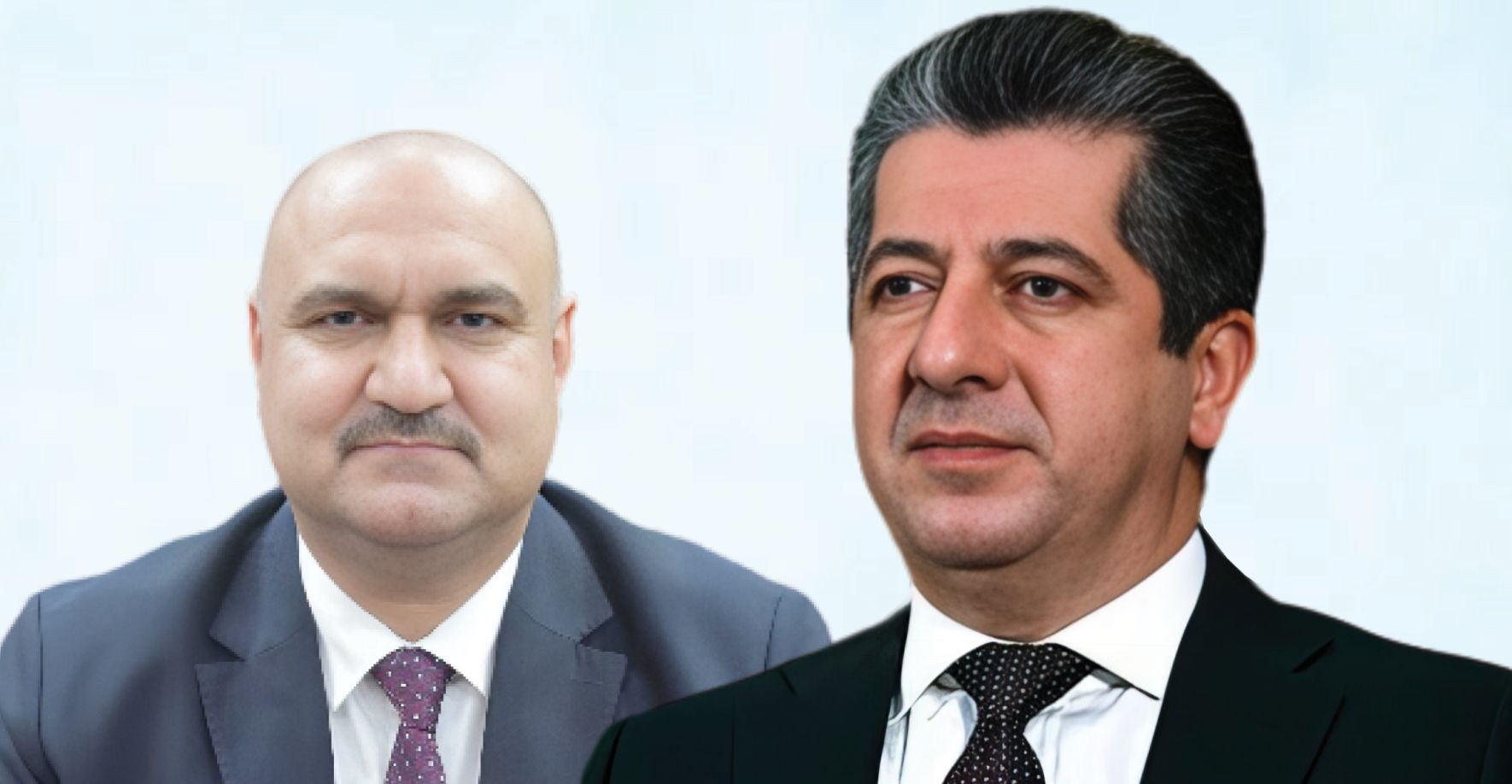 Serokwezîr Mesrûr Barzanî sersaxiyê li Serokê Bereya Tirkmenî ya Iraqê dike