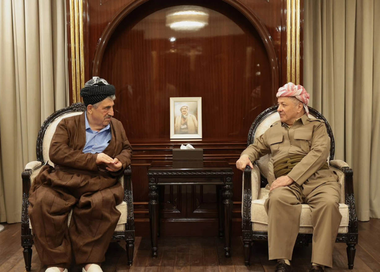 Serok Barzanî pêşwaziya Mihemedê Hacî Mehmûd kir