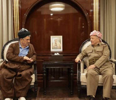Serok Barzanî pêşwaziya Mihemedê Hacî Mehmûd kir