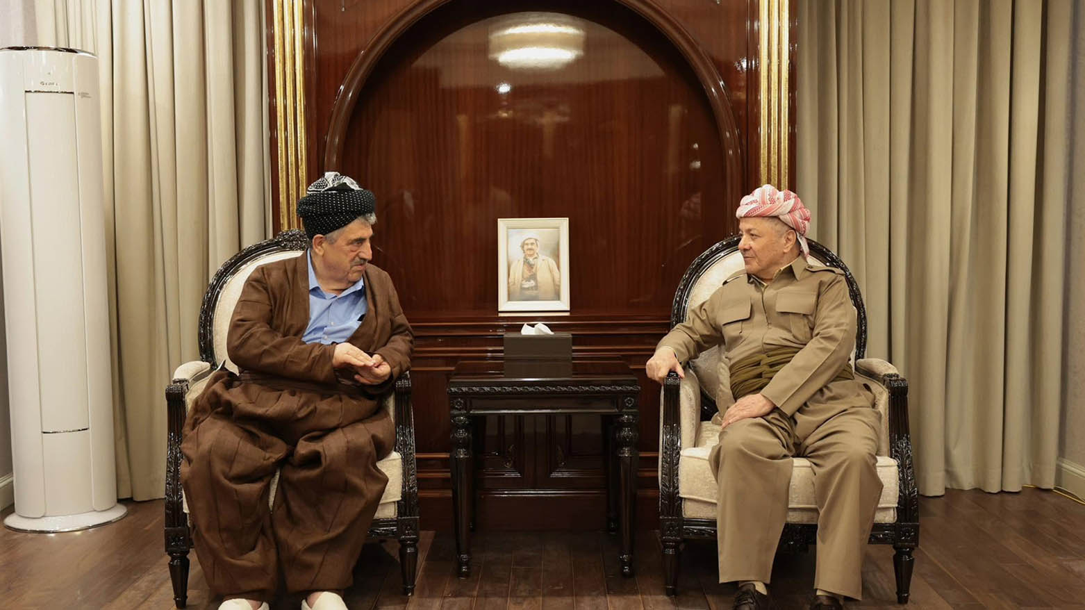 Serok Barzanî pêşwaziya Mihemedê Hacî Mehmûd kir