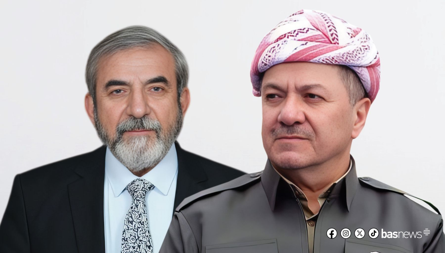 Ji Serok Barzanî bo Mamoste Selahedîn Behadîn: Ez xwe bi hevparê xema we dizanim