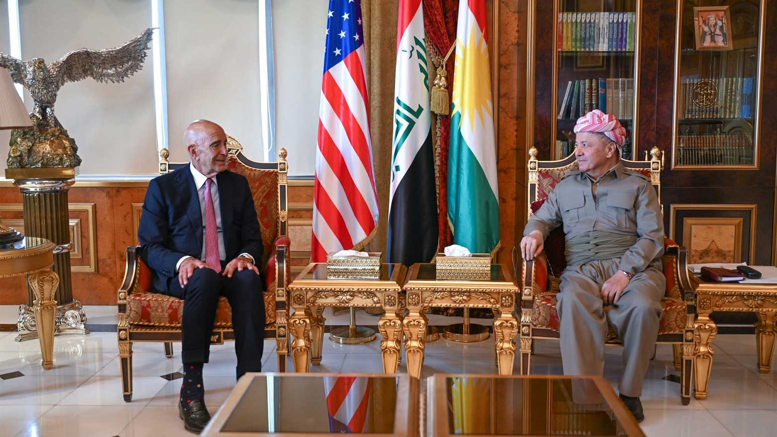 الرئيس بارزاني يستقبل المبعوث الخاص للرئيس الأمريكي لشؤون العراق وسوريا