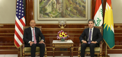 Kurdistan Region President Nechirvan Barzani, U.S. Envoy Tom Barrack Discuss Iraq-U.S. Relations and Regional Stability