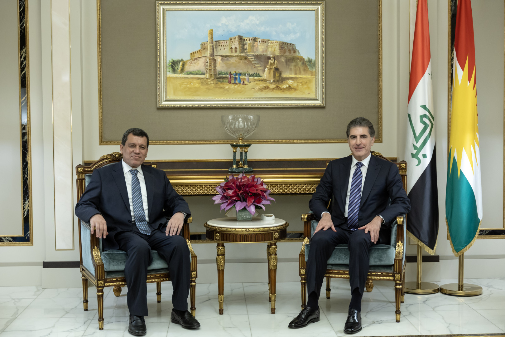 Kurdistan Region President Nechirvan Barzani Meets SDF Commander Mazloum Abdi to Discuss Syria and Regional Security