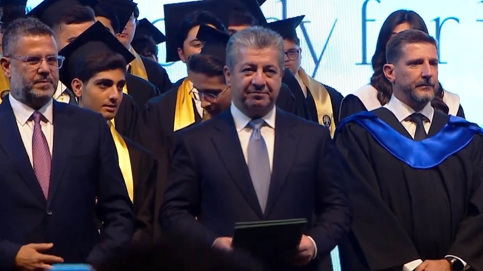 بحضور مسرور بارزاني.. انطلاق مراسم تخرج طلبة مدرسة الشويفات