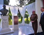 إزاحة الستار عن تمثال شارل ديغول في أربيل