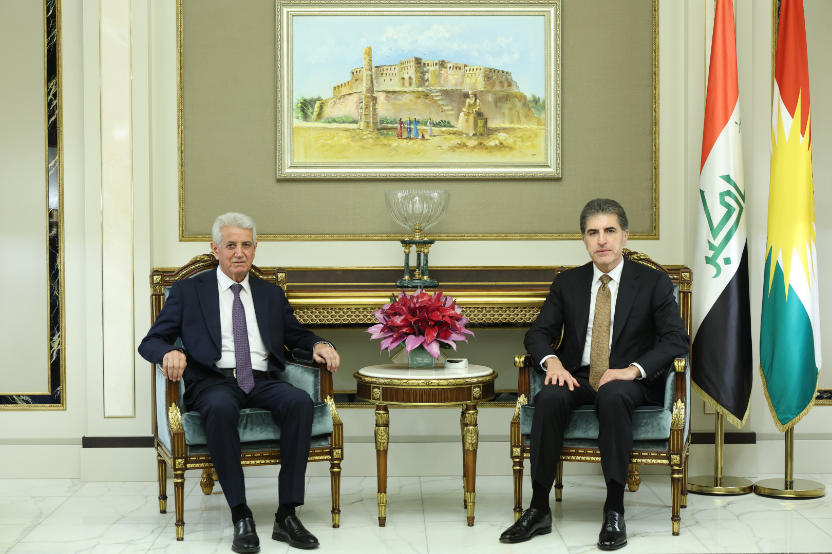 Kurdistan Region President Receives ENKS Leadership, Stresses Kurdish Unity and Engagement with Damascus
