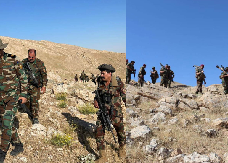 Pêşmergeyan û artêşa Îraqê bi hev re operasyonek meşand