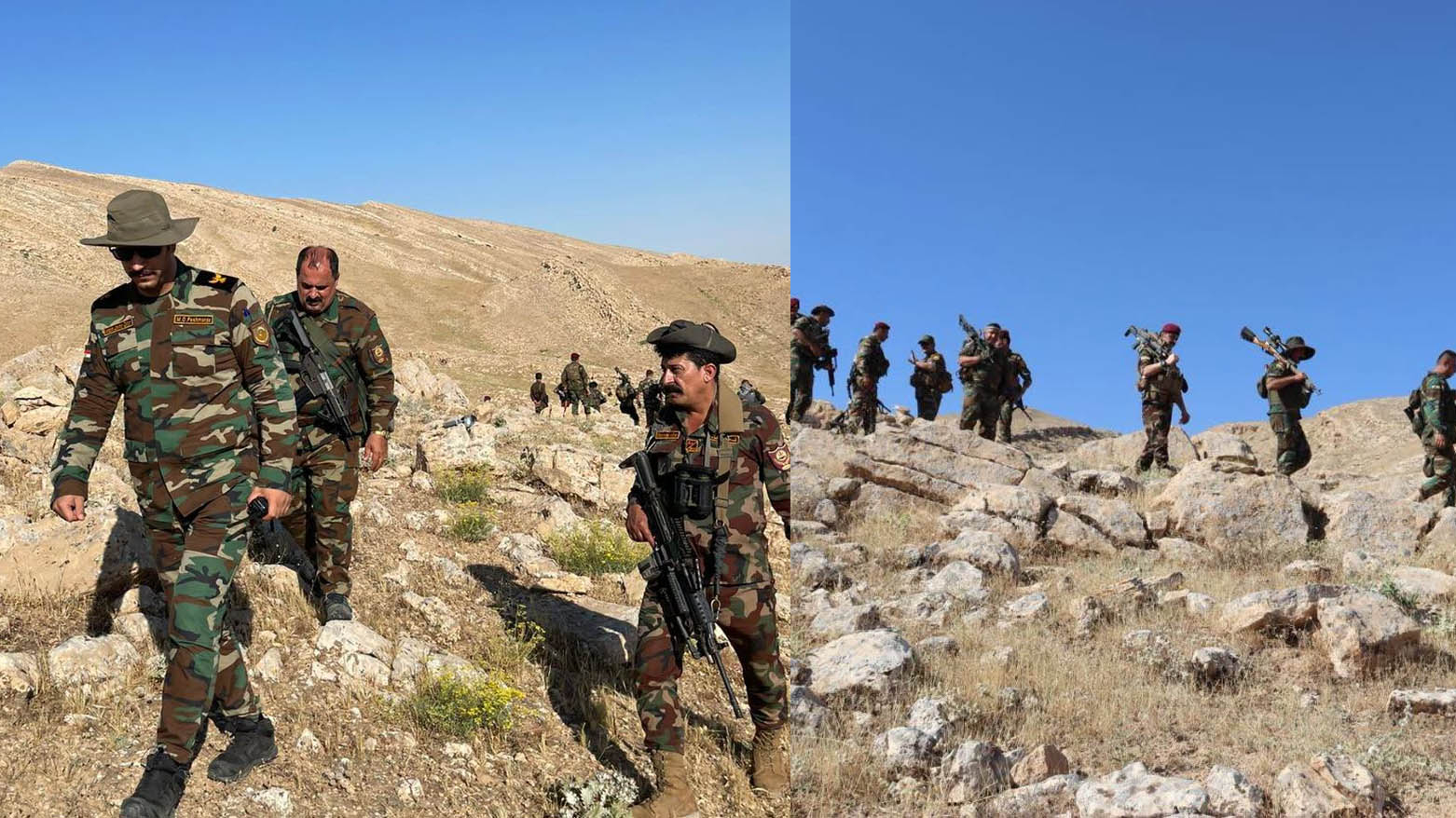Pêşmergeyan û artêşa Îraqê bi hev re operasyonek meşand