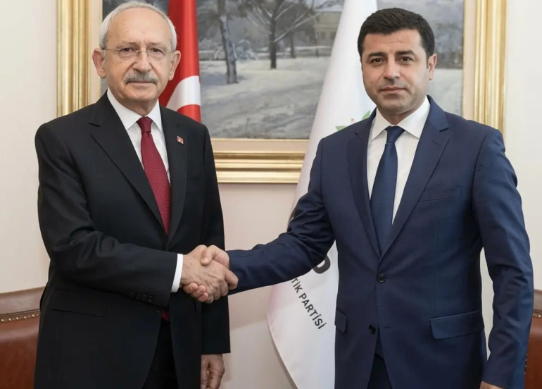 Selahattîn Demîrtaş serdana Kiliçdaroglu qebûl nekir