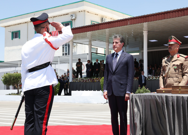 President of the Kurdistan Region Calls for Peshmerga Unity and Reform at Qalachwalan Military College Graduation