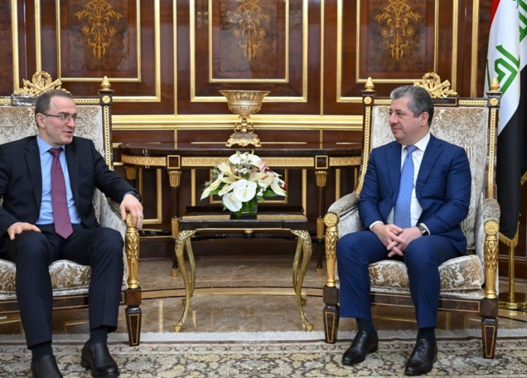 Prime Minister Barzani Receives Ambassador of Russia