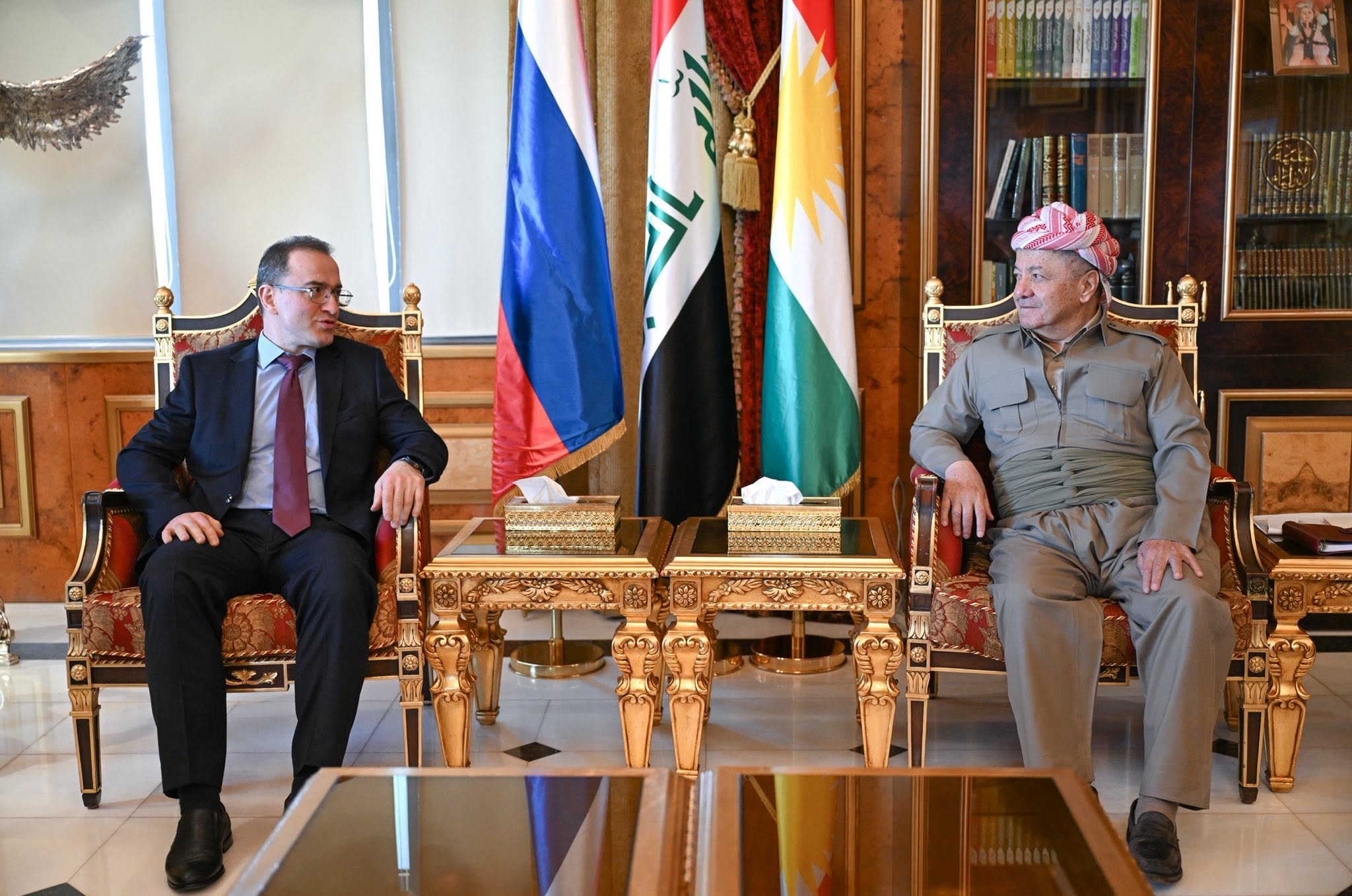 President Barzani Receives Russian Ambassador, Discusses Regional Developments and Bilateral Relations
