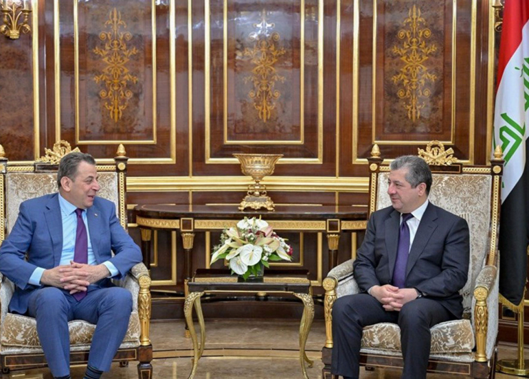 Mesrûr Barzanî tekezî li ser pêşxistina peywendiyên Kurdistan û Kanadayê kir
