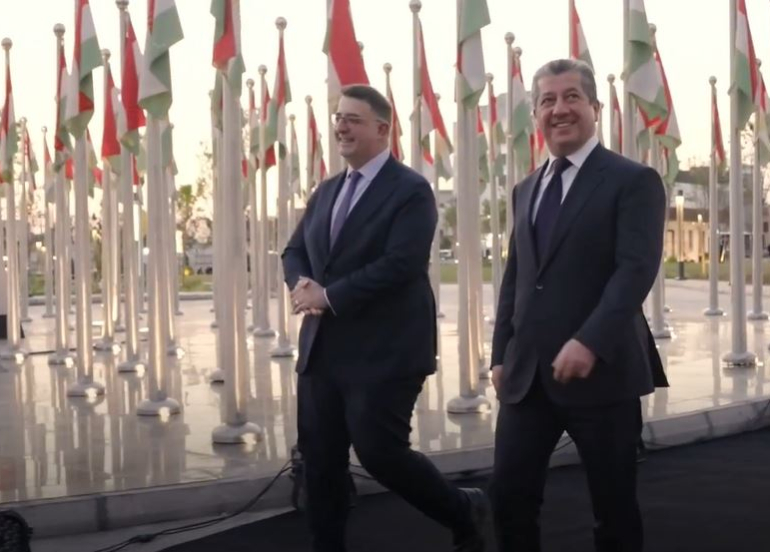 Prime Minister Masrour Barzani Inaugurates Babylon Hanging Gardens Park in Erbil