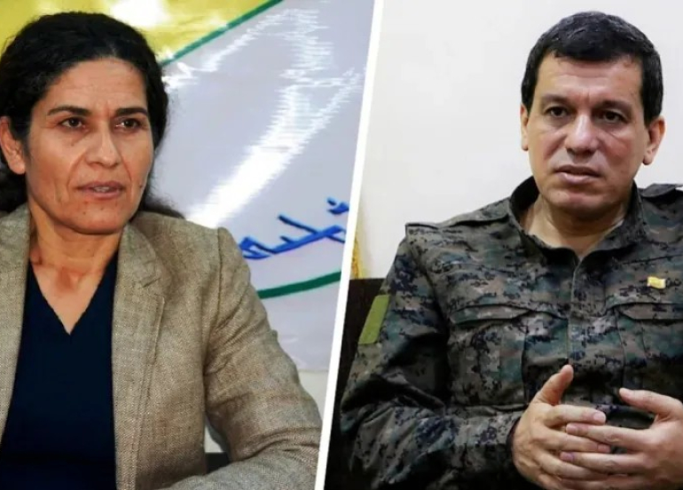 Îlham Ehmed û Mezlûm Ebdî ji Ewropayê vegeriyan