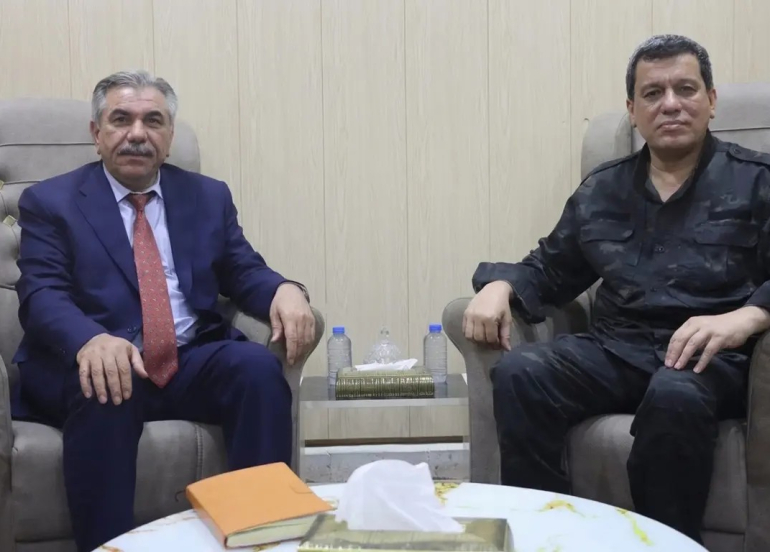 Mezlûm Ebdî û Parêzgarê Hisîçayê civiyan