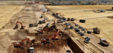 استمرار العمل في مشروع 60 متري الإستراتيجي لربط الطريقين 120 و150 الحوليين