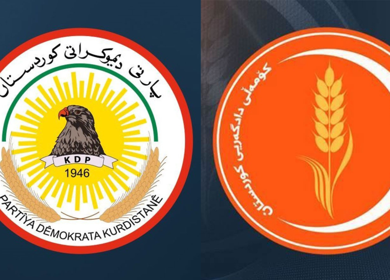 وفدٌ من الديمقراطي الكوردستاني يجتمع مع رئيس جماعة العدل الكوردستانية في أربيل