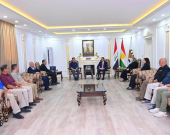 خلال لقاءٍ مع محافظ أربيل.. وفدٌ مسيحي دولي يشيد بالحرية الدينية في إقليم كوردستان