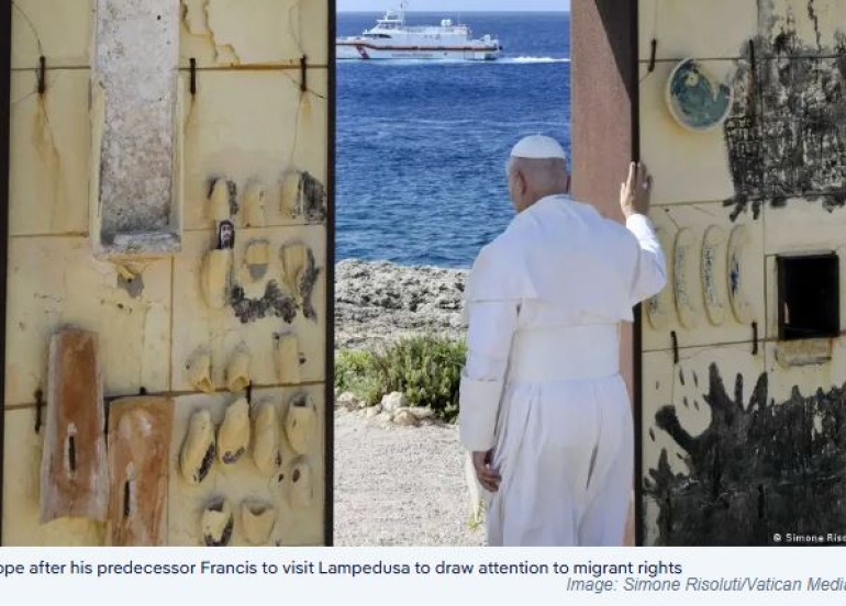 Pope Leo Calls on Europe and the United States to Welcome and Protect Migrants During Lampedusa Visit