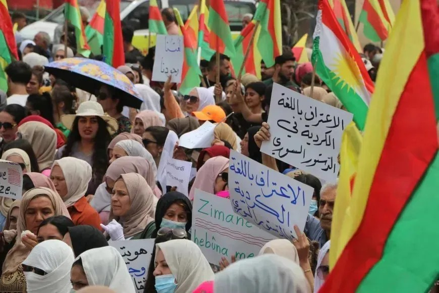 Jinan banga misogerkirina mafên çandî û zimanî di destûrê de kirin