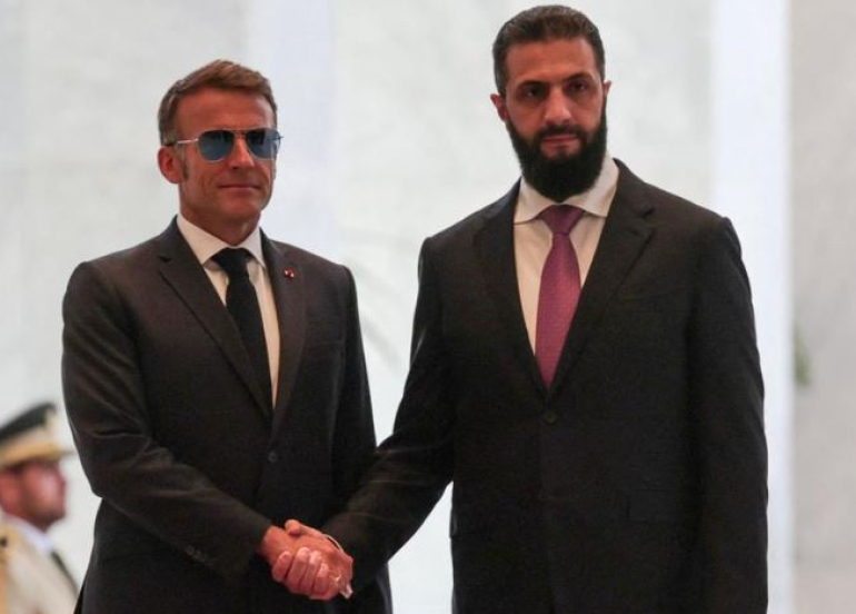 Explosions Rock Damascus During French President Emmanuel Macron's Historic Visit to Syria