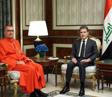 نێچیرڤان بارزانی، سەرۆکی هەرێمی کوردستان، پێشوازیی لە جەنابی مار پۆڵسی سێیەم نۆنا، پاتریارکی کەنیسەی کلدانی لە عێراق و جیهان کرد.