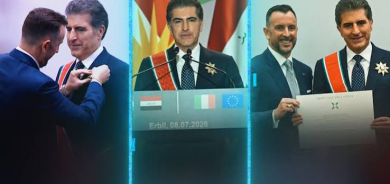 رئيس المعهد الكوردي في روما: تكريم نيجيرفان بارزاني يفتح باباً جديداً أمام الكورد