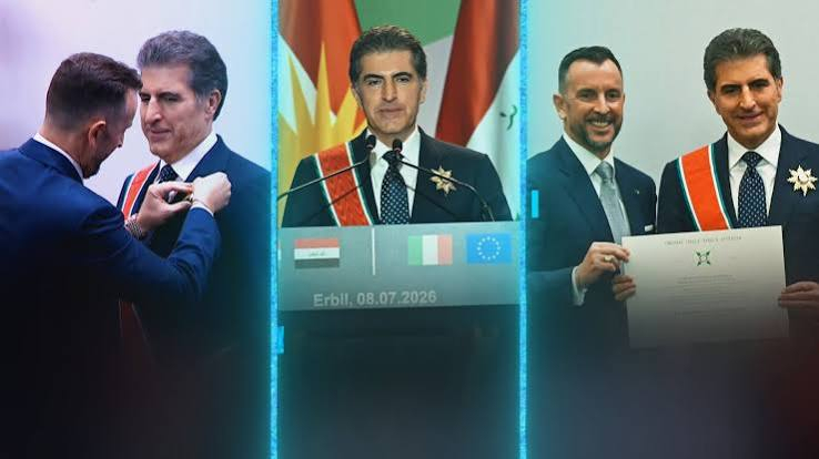 رئيس المعهد الكوردي في روما: تكريم نيجيرفان بارزاني يفتح باباً جديداً أمام الكورد