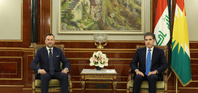 Kurdistan Region President Receives Italian Ambassador to Iraq, Discusses Bilateral Relations and Regional Developments