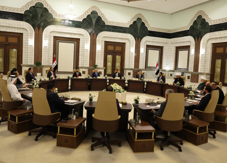 Kurdistan Region President Nechirvan Barzani Participates in State Administration Coalition Meeting in Baghdad