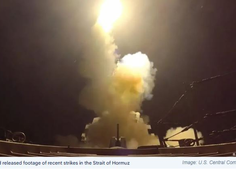 US Launches Strikes on Iranian Military Targets