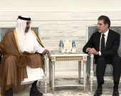 رئيس إقليم كوردستان يشارك في مراسم عزاء أمير قطر السابق