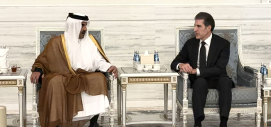 رئيس إقليم كوردستان يشارك في مراسم عزاء أمير قطر السابق