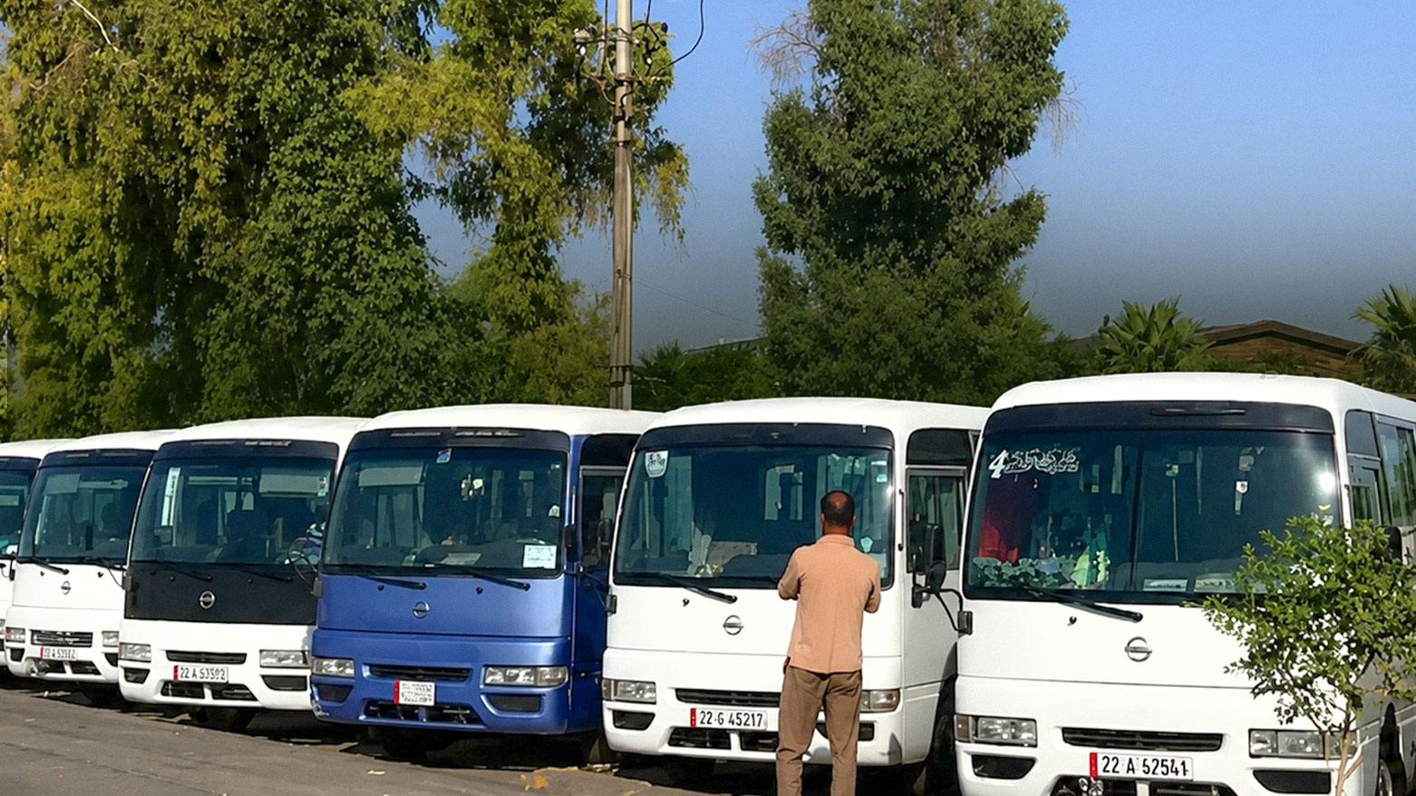 مديرية نقل أربيل تطلق خطاً جديداً لحافلات الركاب يربط 