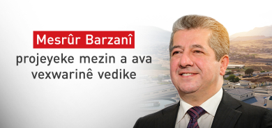 Serokwezîr Mesrûr Barzanî projeyeke mezin a ava vexwarinê vedike